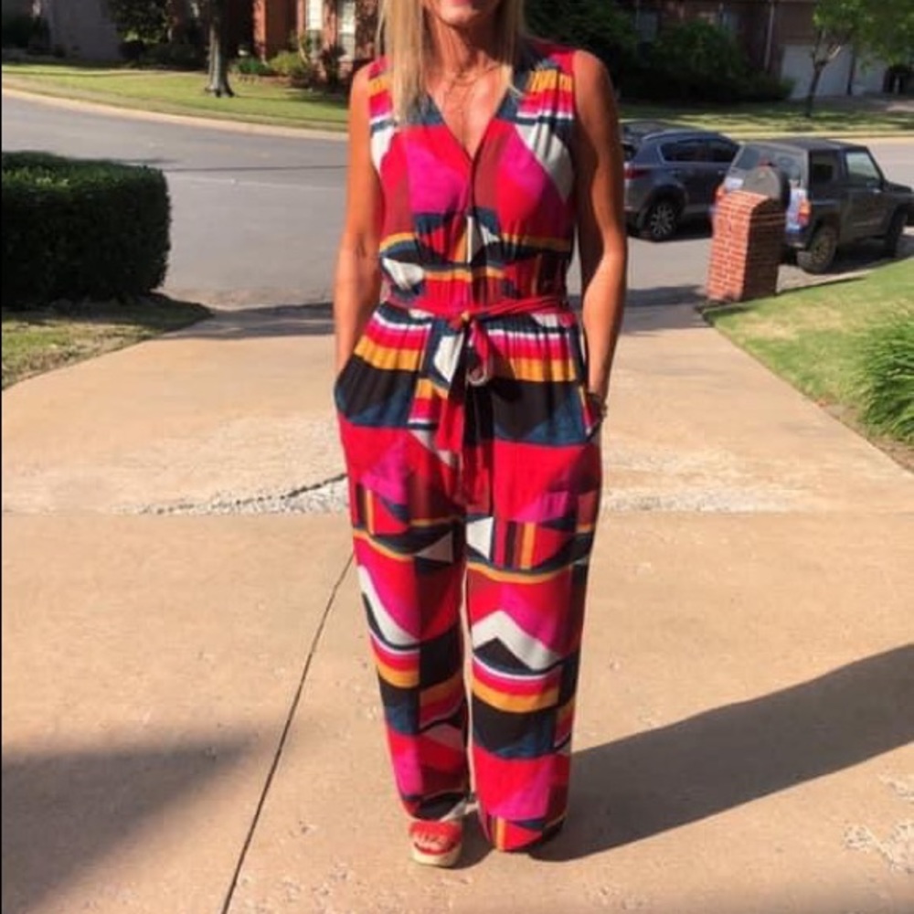 Billabong Seeing Tricks Printed Jumpsuit - M